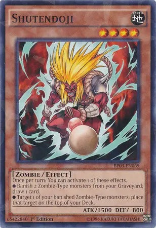 Shutendoji [BP03-EN069] Shatterfoil Rare - Doe's Cards