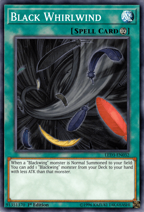 Black Whirlwind [LED3-EN032] Common - Doe's Cards