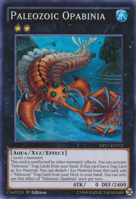 Paleozoic Opabinia [MP17-EN172] Super Rare - Doe's Cards