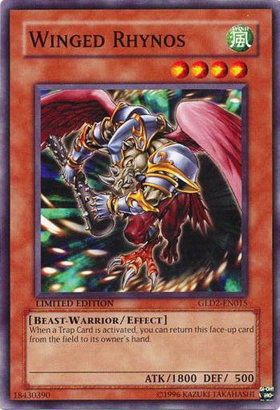 Winged Rhynos [GLD2-EN015] Common - Doe's Cards