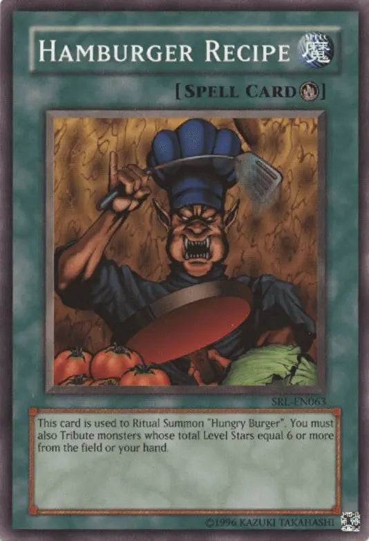 Hamburger Recipe [SRL-063] Common - Doe's Cards