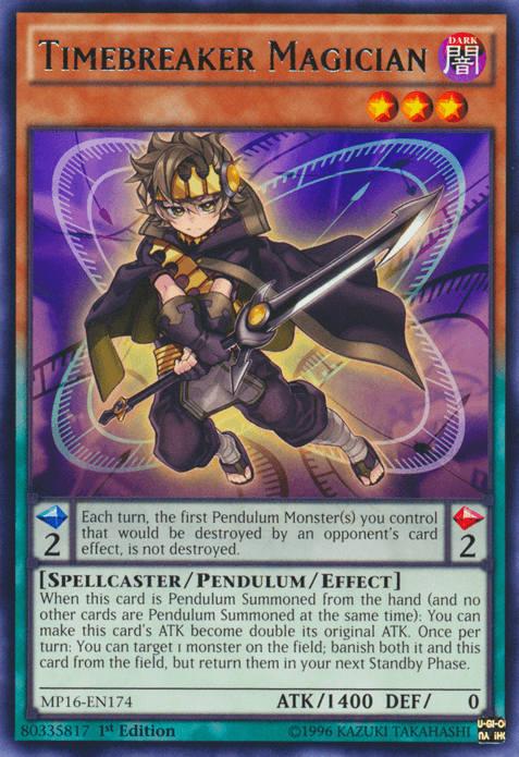 Timebreaker Magician [MP16-EN174] Rare - Doe's Cards