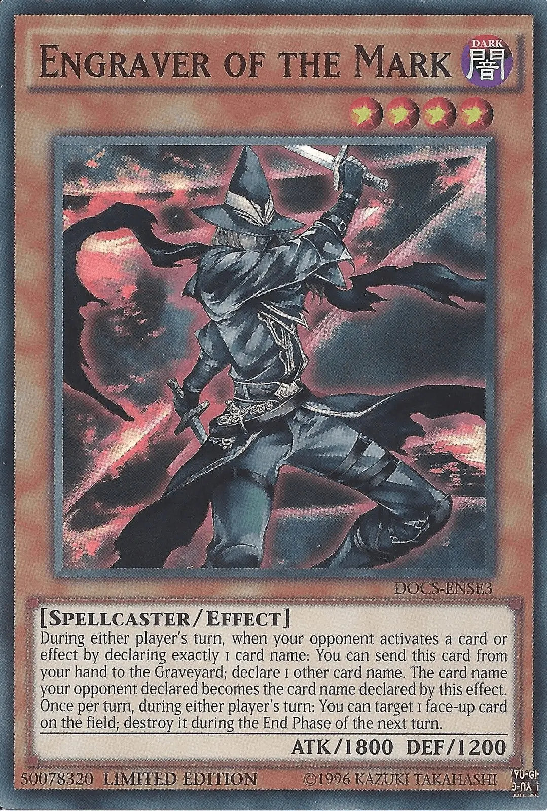 Engraver of the Mark [DOCS-ENSE3] Super Rare - Doe's Cards