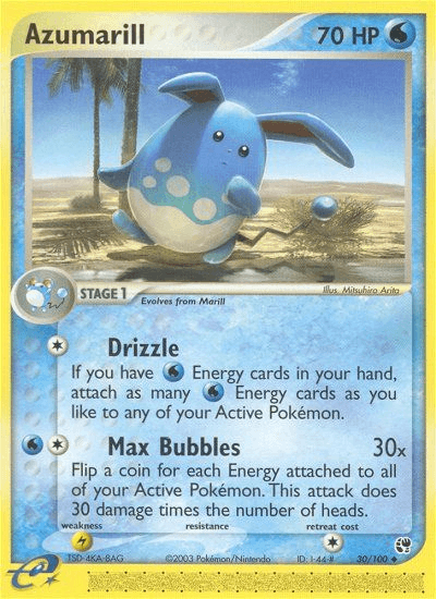 Azumarill (30/100) [EX: Sandstorm] - Doe's Cards