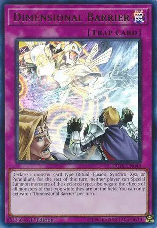 Dimensional Barrier [DUDE-EN048] Ultra Rare - Doe's Cards