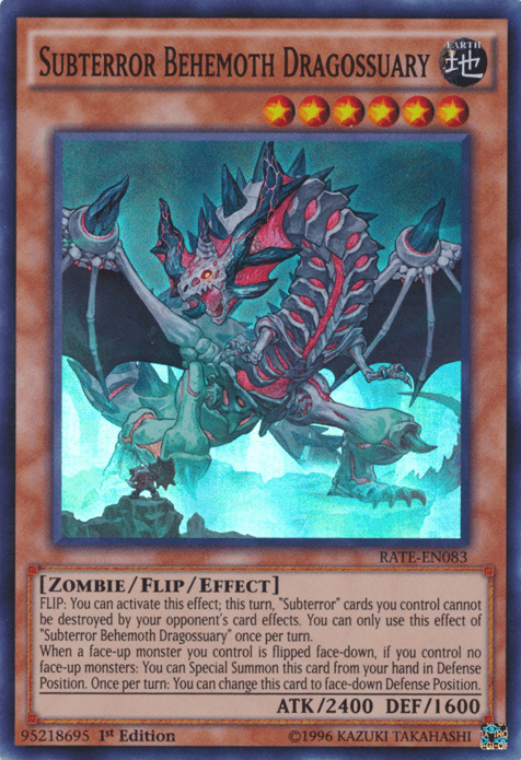 Subterror Behemoth Dragossuary [RATE-EN083] Super Rare - Doe's Cards