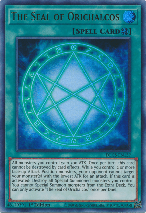 The Seal of Orichalcos [DLCS-EN137] Ultra Rare - Doe's Cards