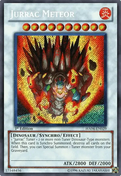 Jurrac Meteor [HA04-EN029] Secret Rare - Doe's Cards
