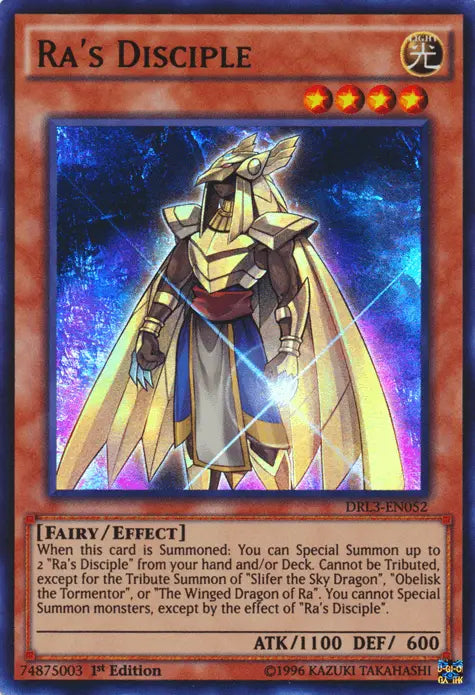 Ra's Disciple [DRL3-EN052] Ultra Rare - Doe's Cards