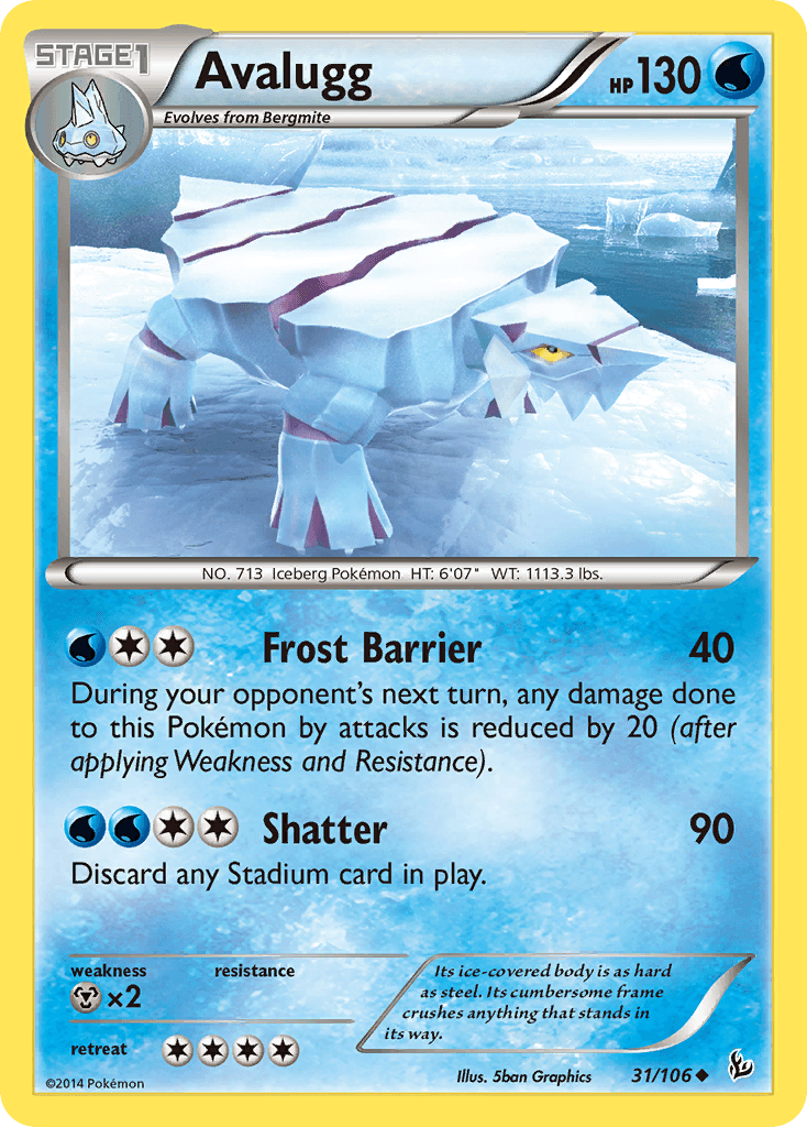 Avalugg (31/106) [XY: Flashfire] - Doe's Cards