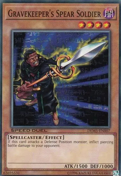 Gravekeeper's Spear Soldier [DEM5-EN007] Common - Doe's Cards