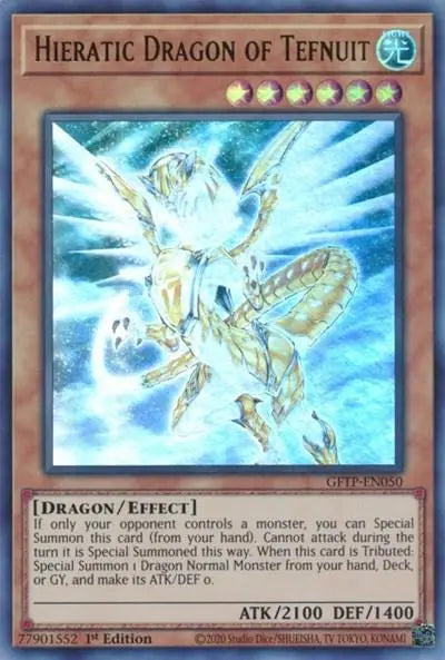Hieratic Dragon of Tefnuit [GFTP-EN050] Ultra Rare - Doe's Cards