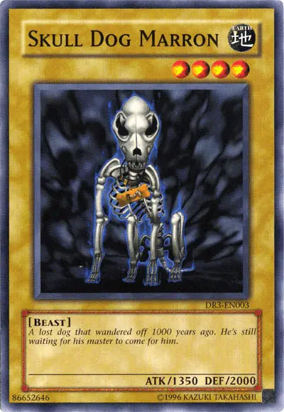 Skull Dog Marron [DR3-EN003] Common - Doe's Cards