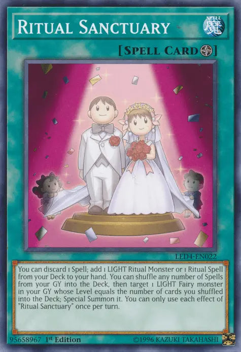 Ritual Sanctuary [LED4-EN022] Common - Doe's Cards