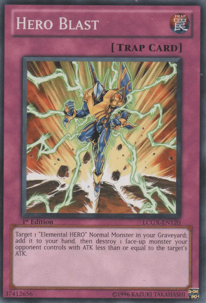 Hero Blast [LCGX-EN120] Common - Doe's Cards