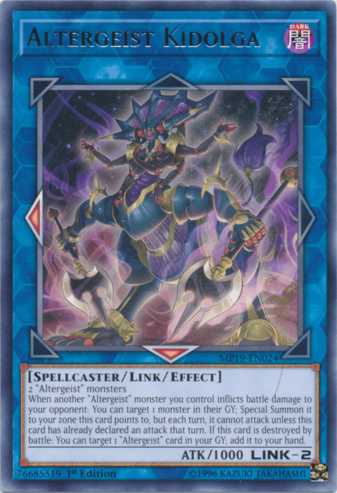 Altergeist Kidolga [MP19-EN024] Rare - Doe's Cards