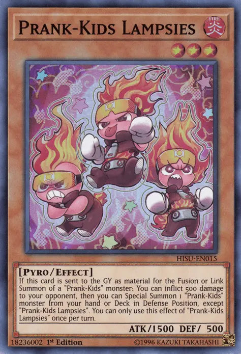 Prank-Kids Lampsies [HISU-EN015] Super Rare - Doe's Cards