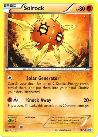 Solrock (12/30) [XY: Trainer Kit - Latias & Latios] - Doe's Cards