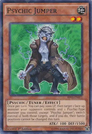 Psychic Jumper [BP03-EN051] Shatterfoil Rare - Doe's Cards