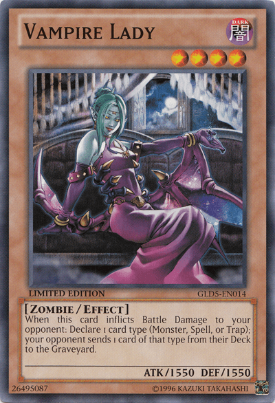 Vampire Lady [GLD5-EN014] Common - Doe's Cards