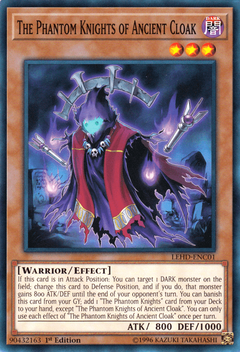 The Phantom Knights of Ancient Cloak [LEHD-ENC01] Common - Doe's Cards