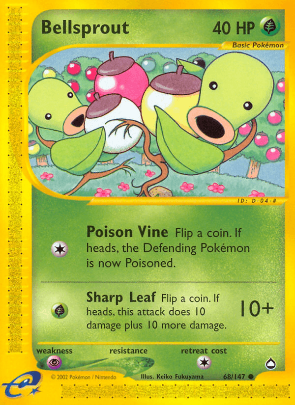 Bellsprout (68/147) [Aquapolis] - Doe's Cards