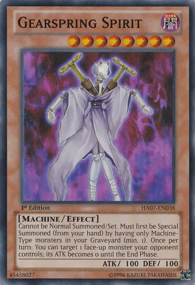 Gearspring Spirit [HA07-EN038] Super Rare - Doe's Cards