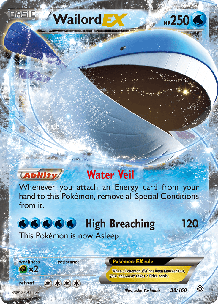 Wailord EX (38/160) [XY: Primal Clash] - Doe's Cards