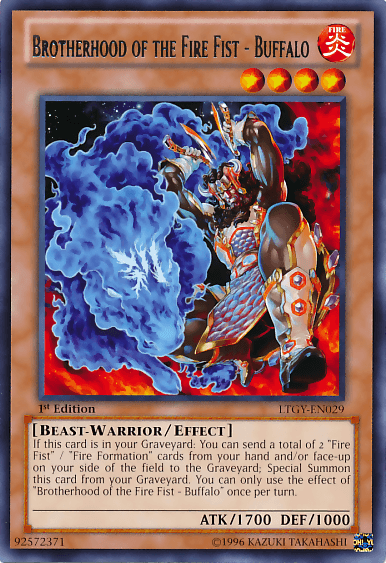 Brotherhood of the Fire Fist - Buffalo [LTGY-EN029] Rare - Doe's Cards