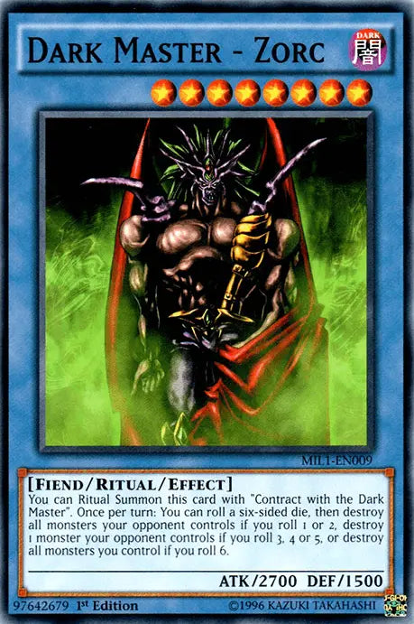 Dark Master - Zorc [MIL1-EN009] Common - Doe's Cards