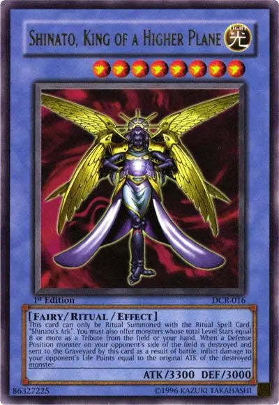 Shinato, King of a Higher Plane [DCR-016] Ultra Rare - Doe's Cards