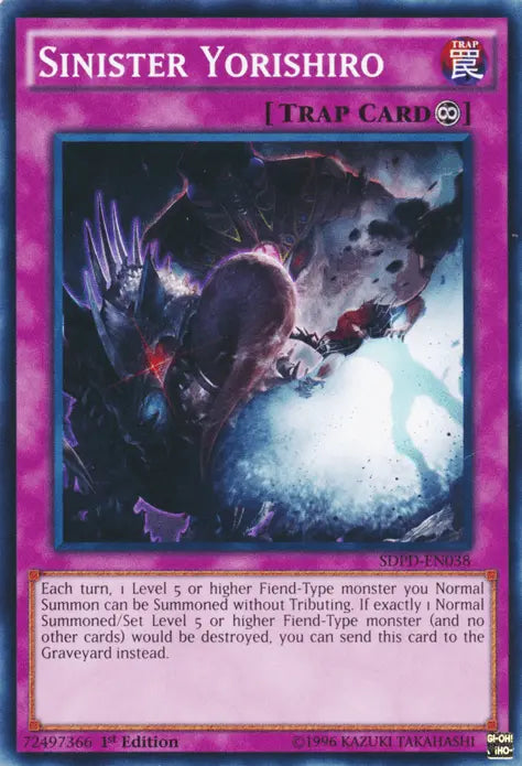 Sinister Yorishiro [SDPD-EN038] Common - Doe's Cards
