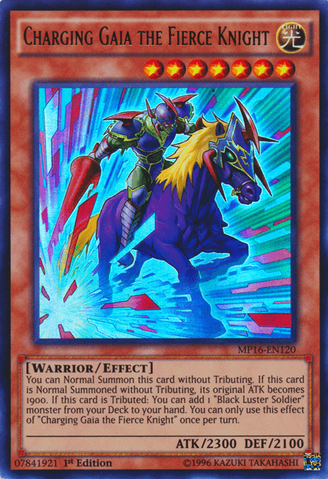 Charging Gaia the Fierce Knight [MP16-EN120] Ultra Rare - Doe's Cards