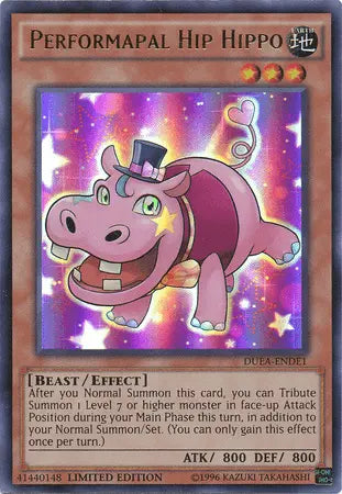 Performapal Hip Hippo [DUEA-ENDE1] Ultra Rare - Doe's Cards