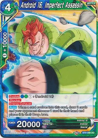 Android 16, Imperfect Assassin (BT9-098) [Universal Onslaught] - Doe's Cards
