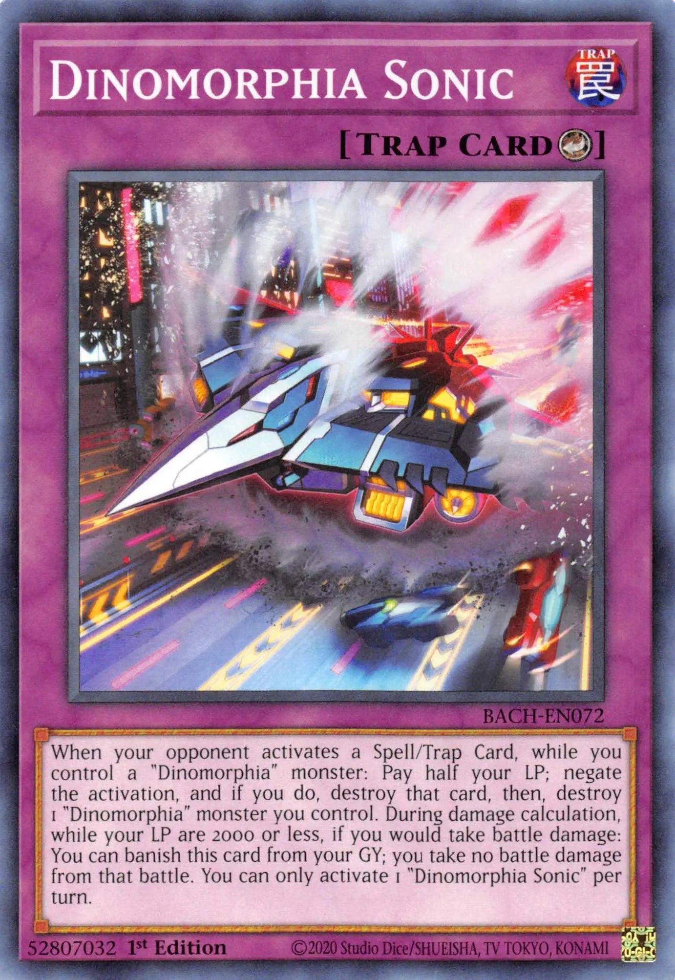 Dinomorphia Sonic [BACH-EN072] Common - Doe's Cards