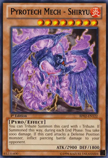 Pyrotech Mech - Shiryu [BP02-EN122] Mosaic Rare - Doe's Cards