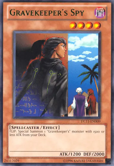Gravekeeper's Spy (Green) [DL11-EN009] Rare - Doe's Cards