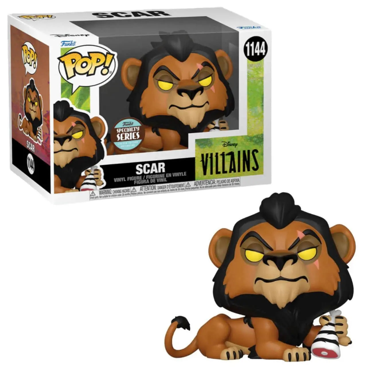 Funko Pop! Disney Villains: Lion King Scar with Meat - Doe's Cards