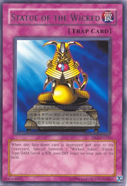 Statue of the Wicked [DB2-EN243] Rare - Doe's Cards