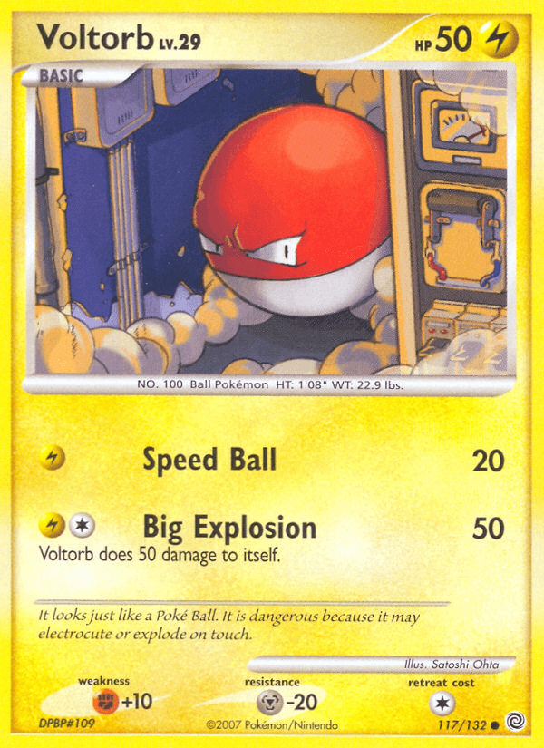 Voltorb (117/132) [Diamond & Pearl: Secret Wonders] - Doe's Cards