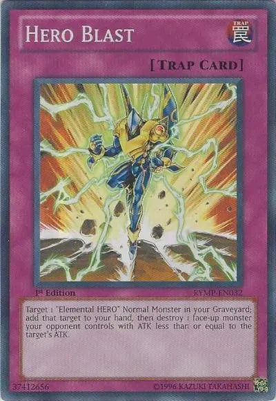 Hero Blast [RYMP-EN032] Super Rare - Doe's Cards