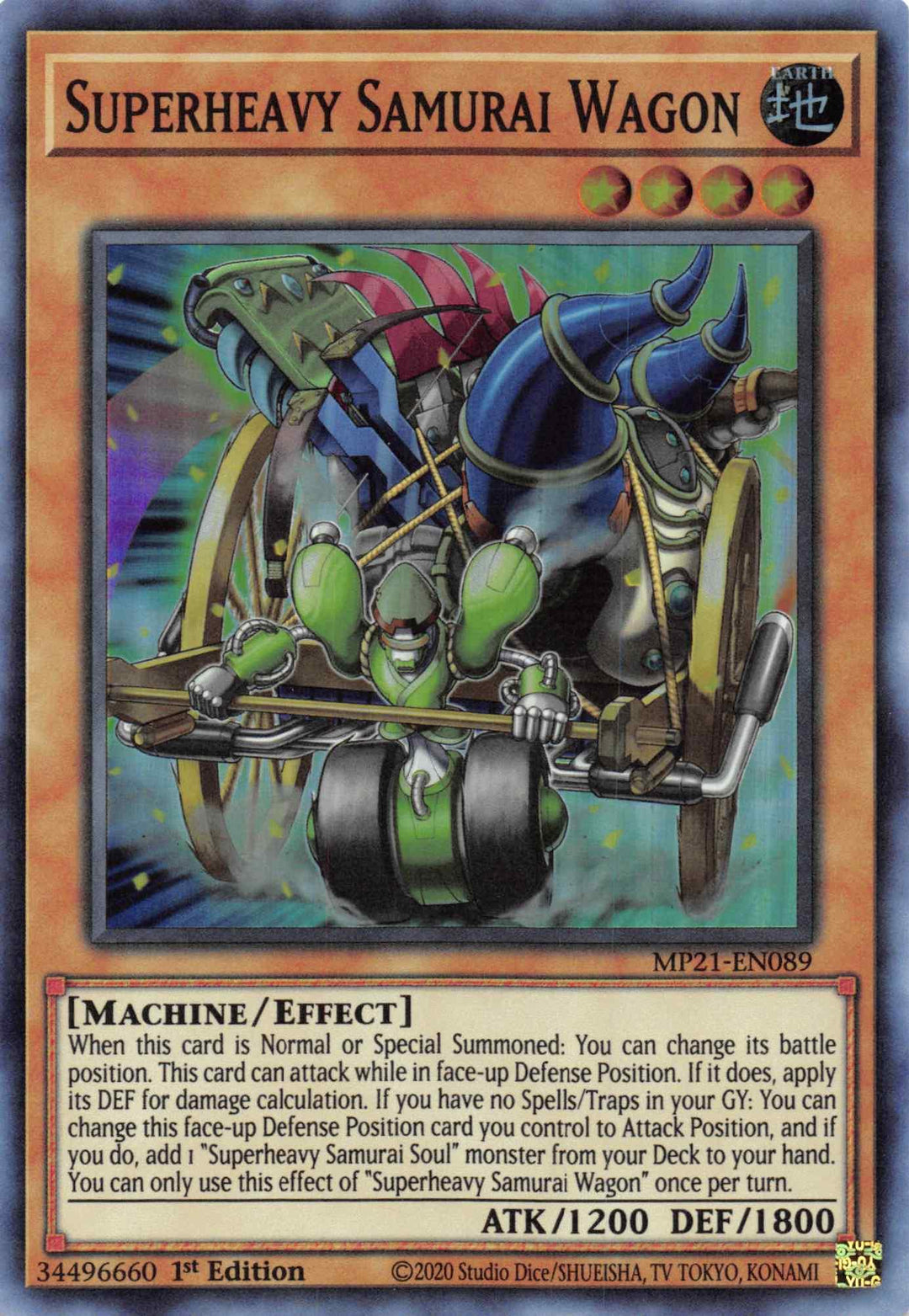 Superheavy Samurai Wagon [MP21-EN089] Super Rare - Doe's Cards