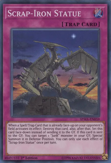 Scrap-Iron Statue [SPWA-EN059] Super Rare - Doe's Cards