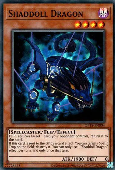 Shaddoll Dragon [OP15-EN004] Super Rare - Doe's Cards