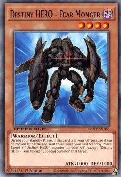 Destiny HERO - Fear Monger [SGX1-ENB06] Common - Doe's Cards