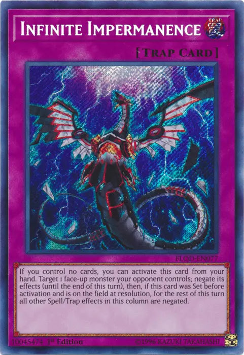 Infinite Impermanence [FLOD-EN077] Secret Rare - Doe's Cards