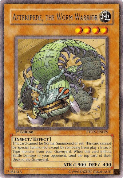 Aztekipede, the Worm Warrior [PTDN-EN089] Rare - Doe's Cards