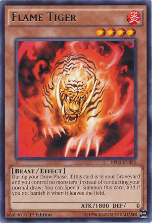 Flame Tiger [BP03-EN095] Rare - Doe's Cards