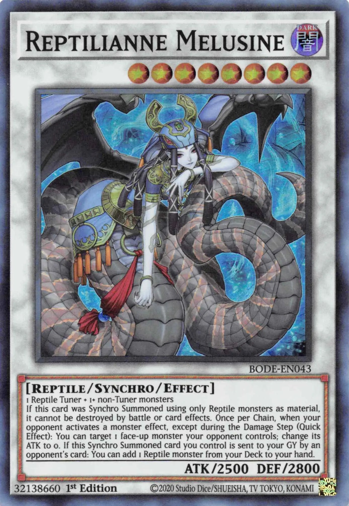 Reptilianne Melusine [BODE-EN043] Super Rare - Doe's Cards